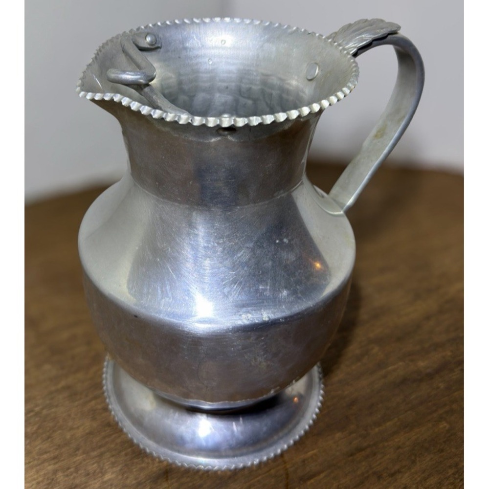 Cromwell Hand Wrought Aluminum Pitcher / Hammered Finish / 3qt - 12 Cups Vase